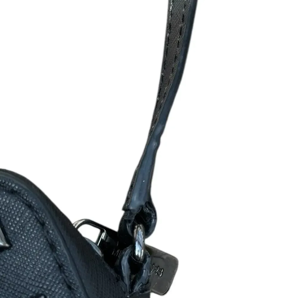 Michael Kors Sandrine East West Black Studded Crossbody Bag